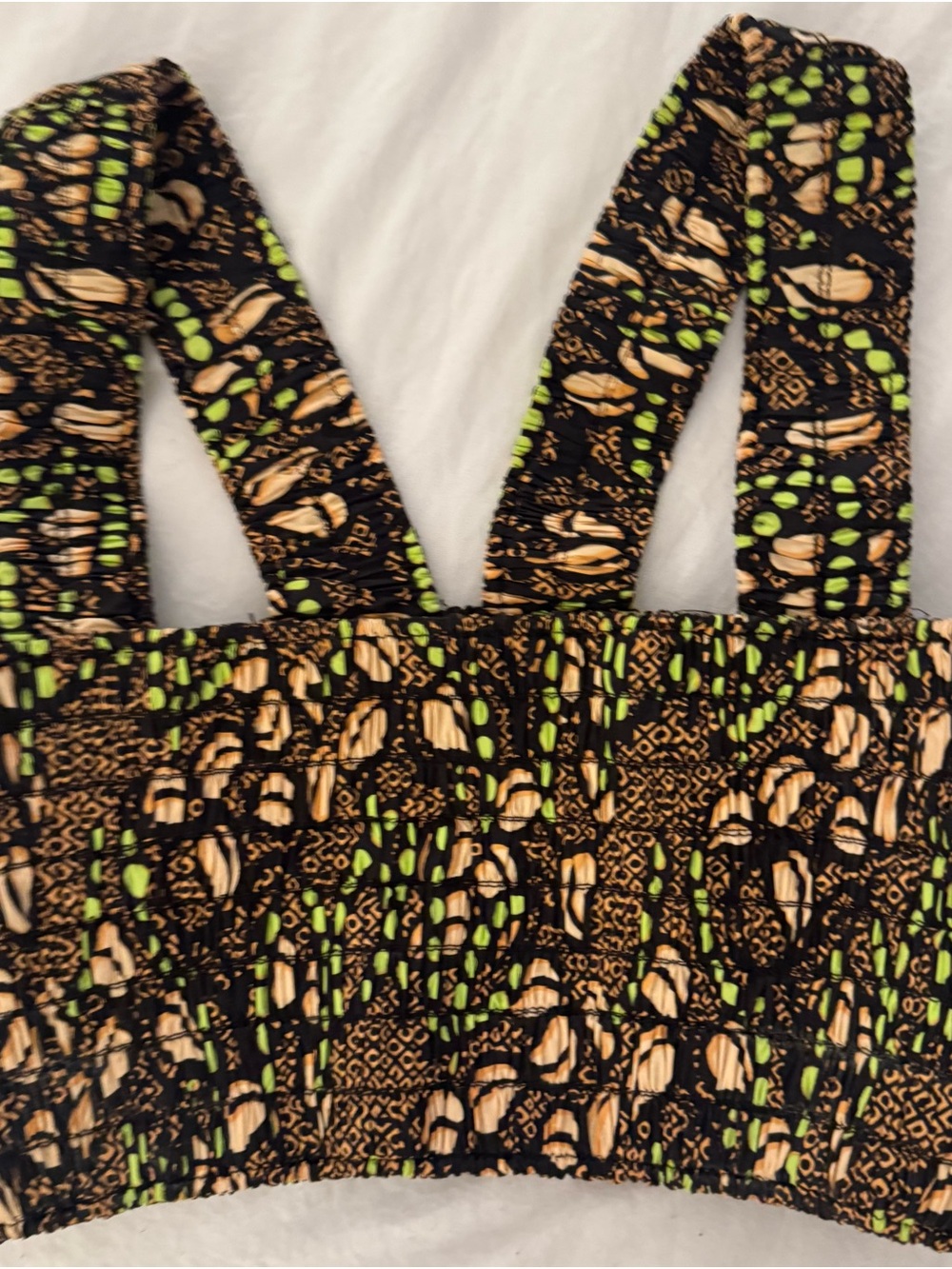 A.L.C. Cielo Smocked Crop Top Tank- Size 4
